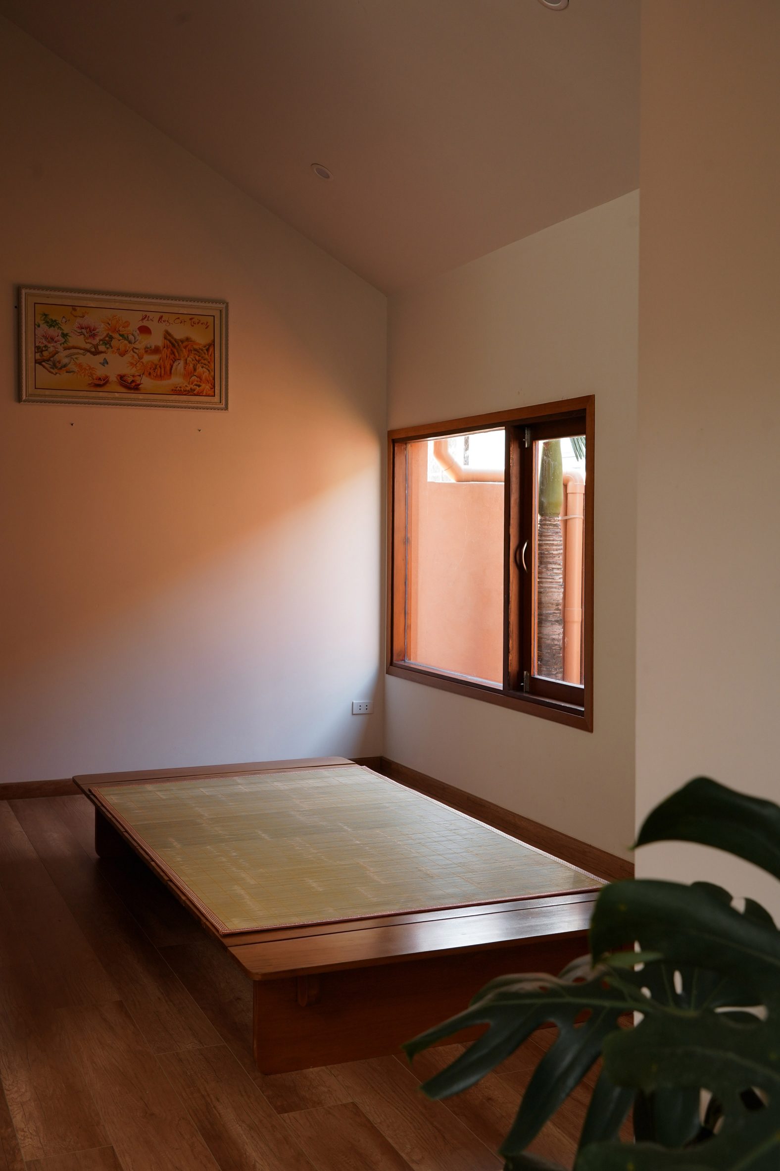 upper floor interior at vietnam home by live out studio