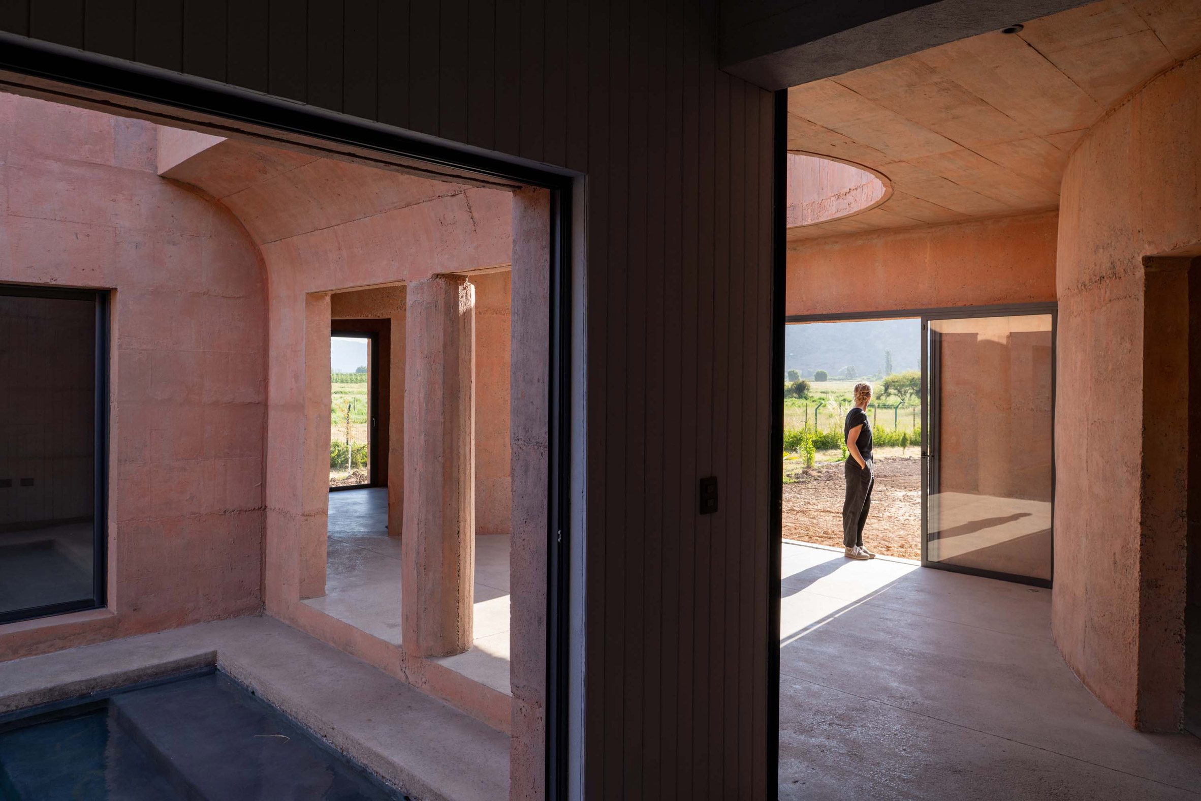 interior of lima house by pezo von ellrichshausen