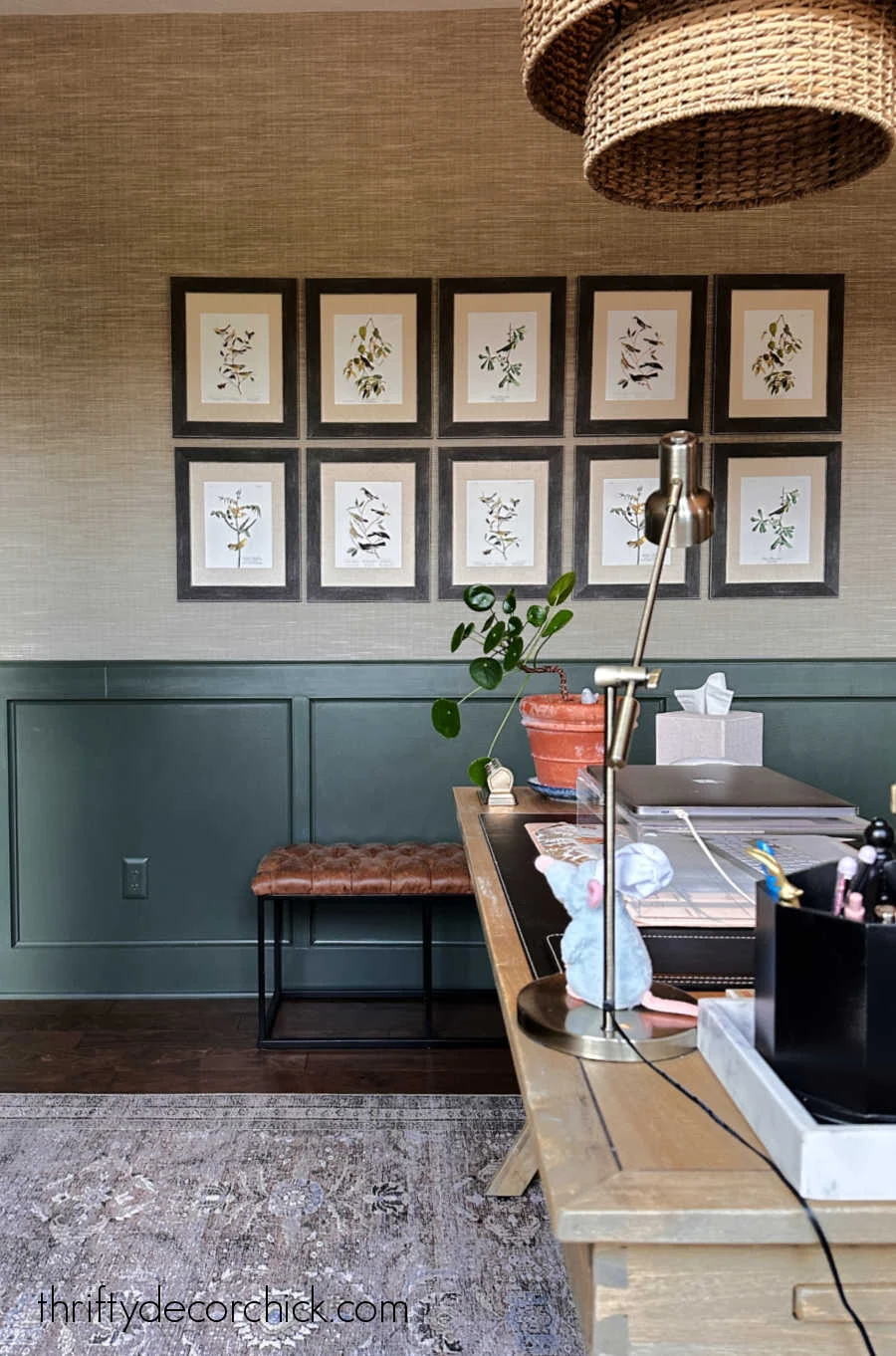 diy custom range hood with shelf and brass tipping rail | thrifty decor chick 10 diy library wall molding panel