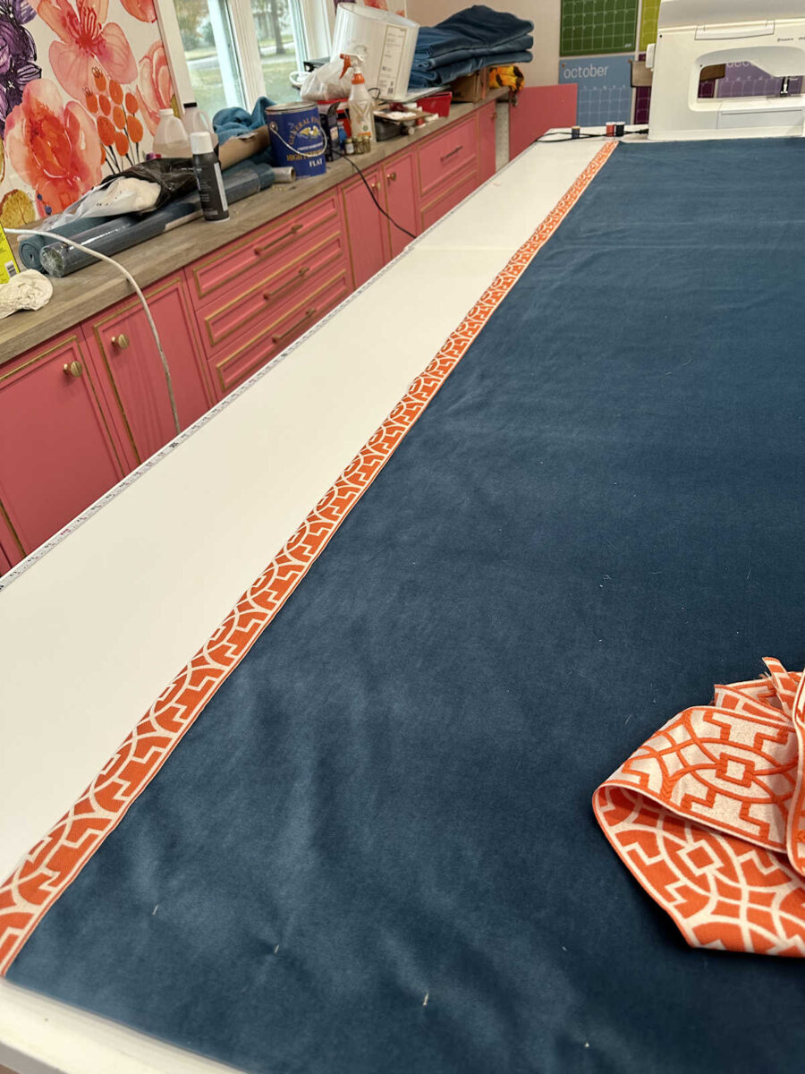 bedroom curtains progress