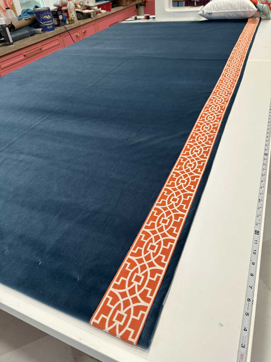 bedroom curtains progress