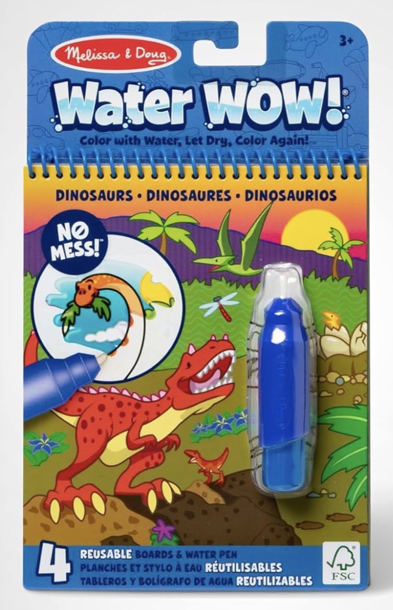 21 of the best unique stocking stuffers for under $6 8 a melissa & doug water wow! dinosaurs activity book for ages 3+, featuring a reusable board, a red dinosaur, and a blue water pen. perfect as creative stocking stuffers, the colorful packaging declares "no mess!" for easy holiday fun.