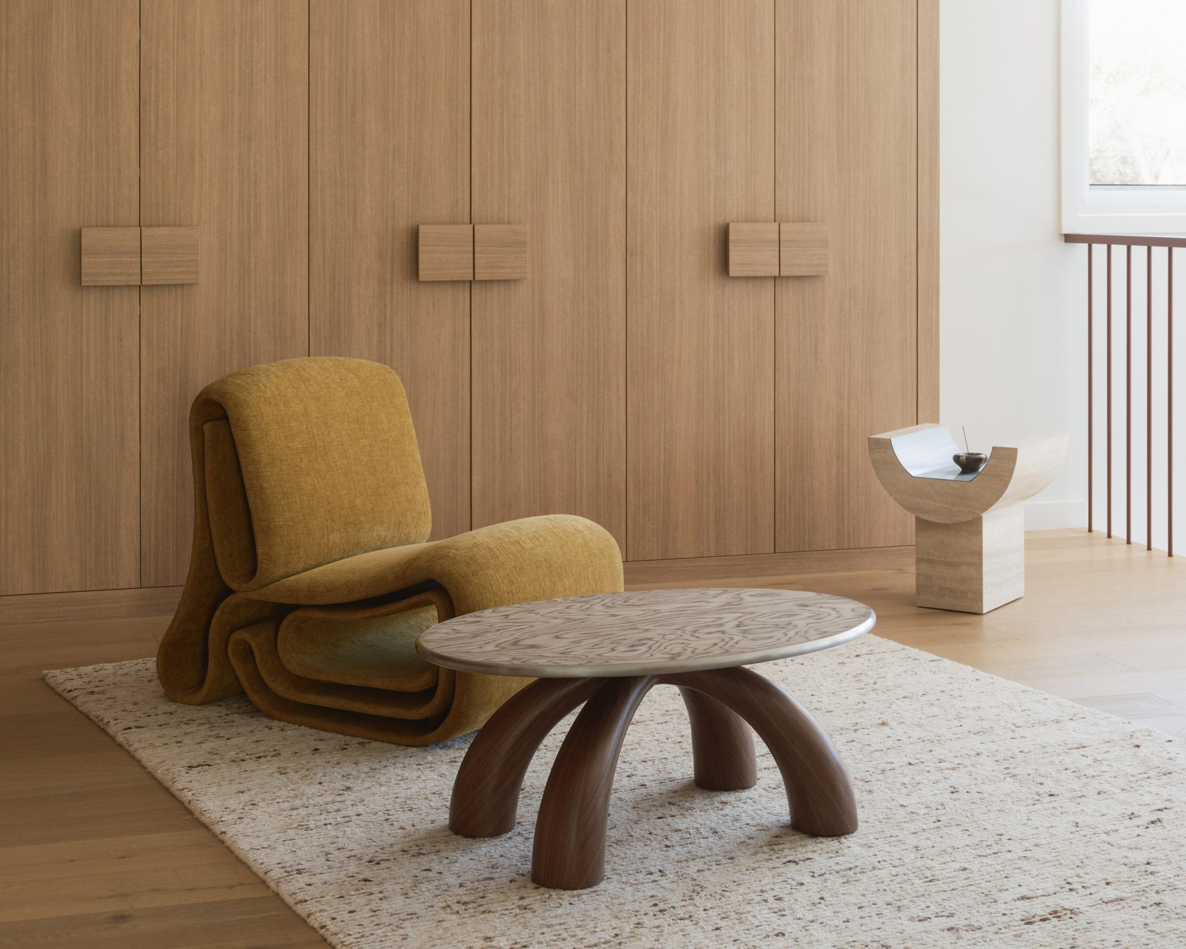 oval coffee table by tom black