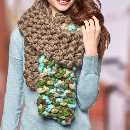 13 scarf free knitting patterns for beginners ⋆ bright stuffs
