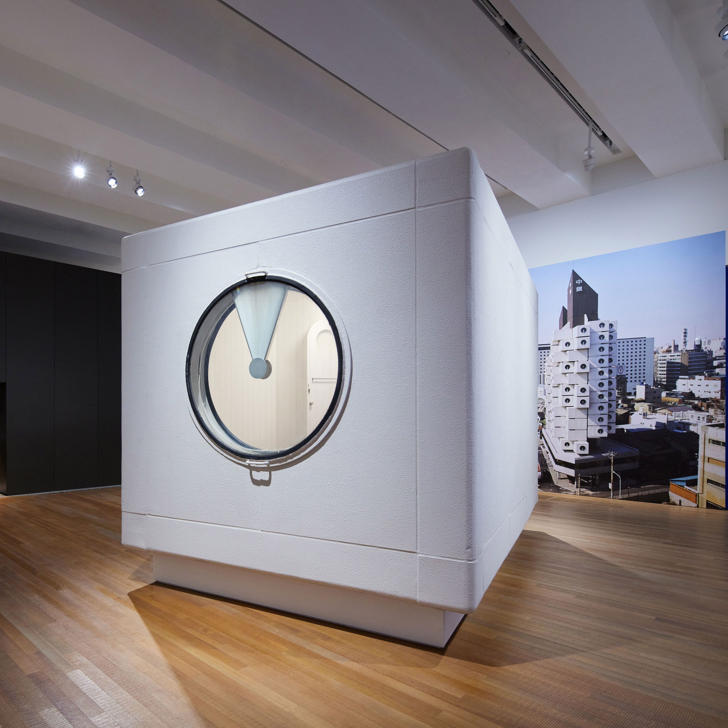 photo of the nakagin and kiyotomo: architectural icons from tokyo, 1970s–1980s exhibition