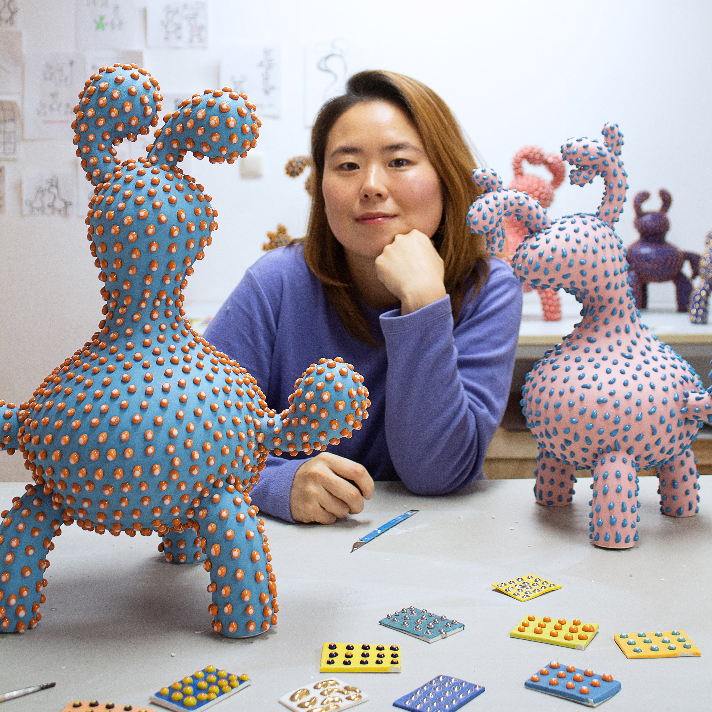 photo of ahryun lee with the hoppy marvels collection