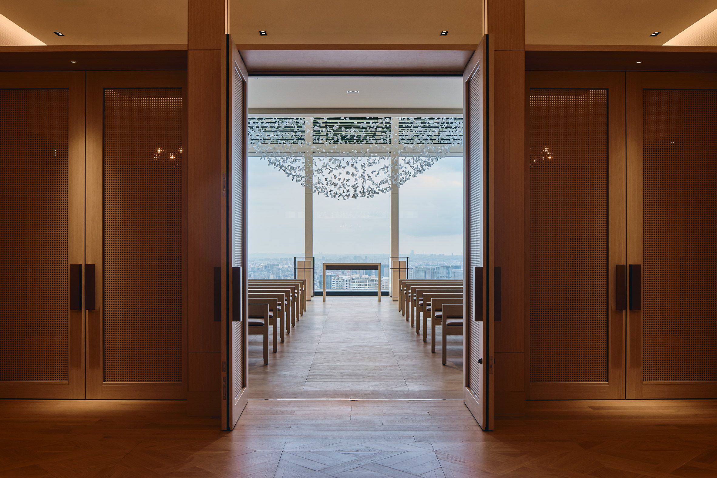wedding chapel of fairmont tokyo hotel by bar studio