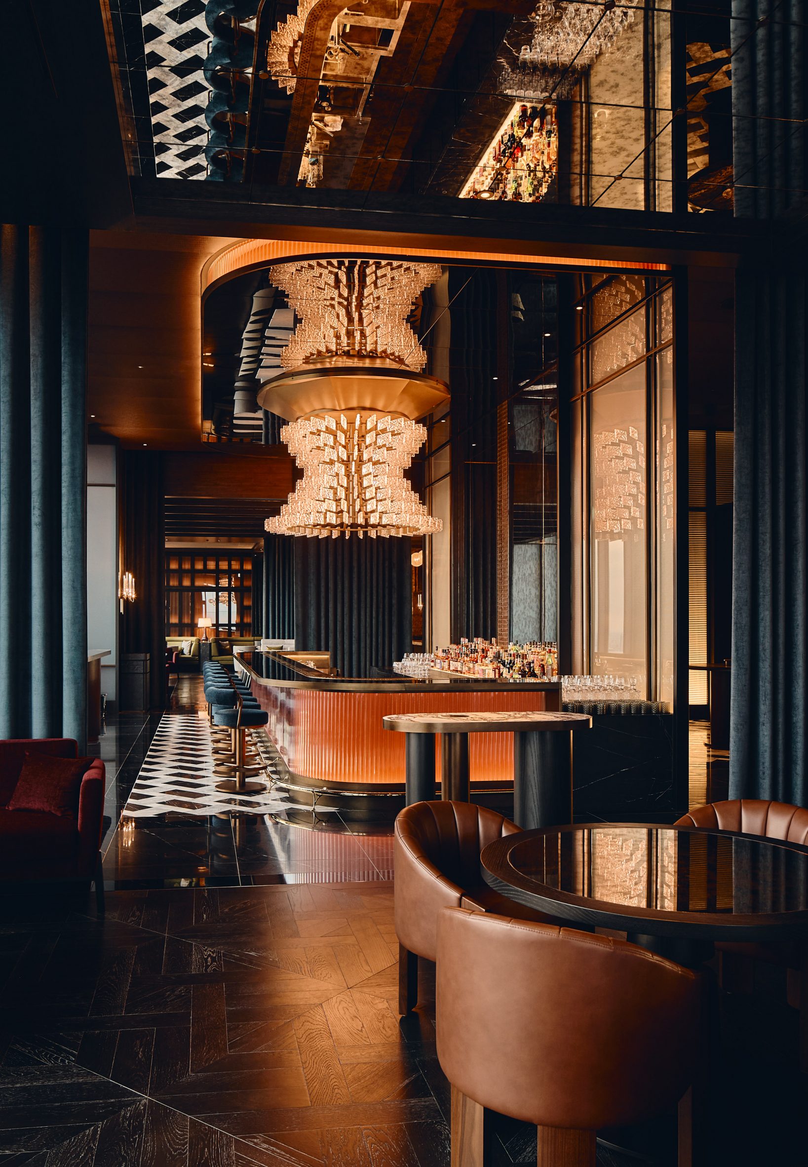 bar of fairmont tokyo hotel by bar studio