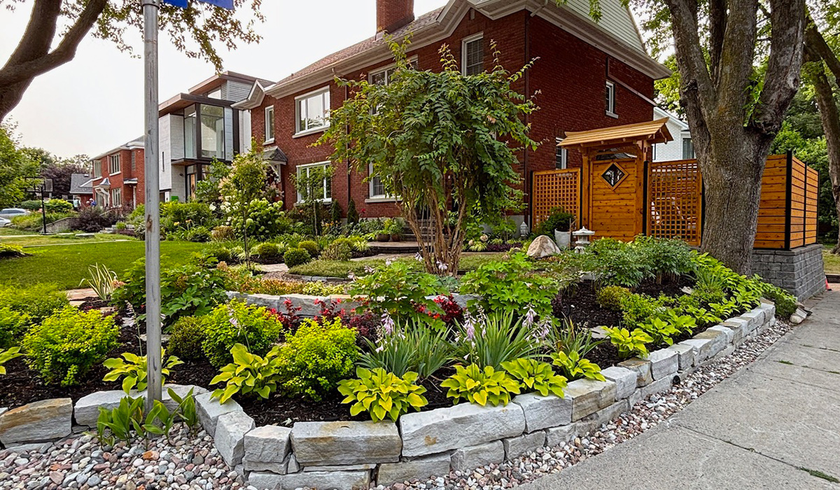 front yard garden bed