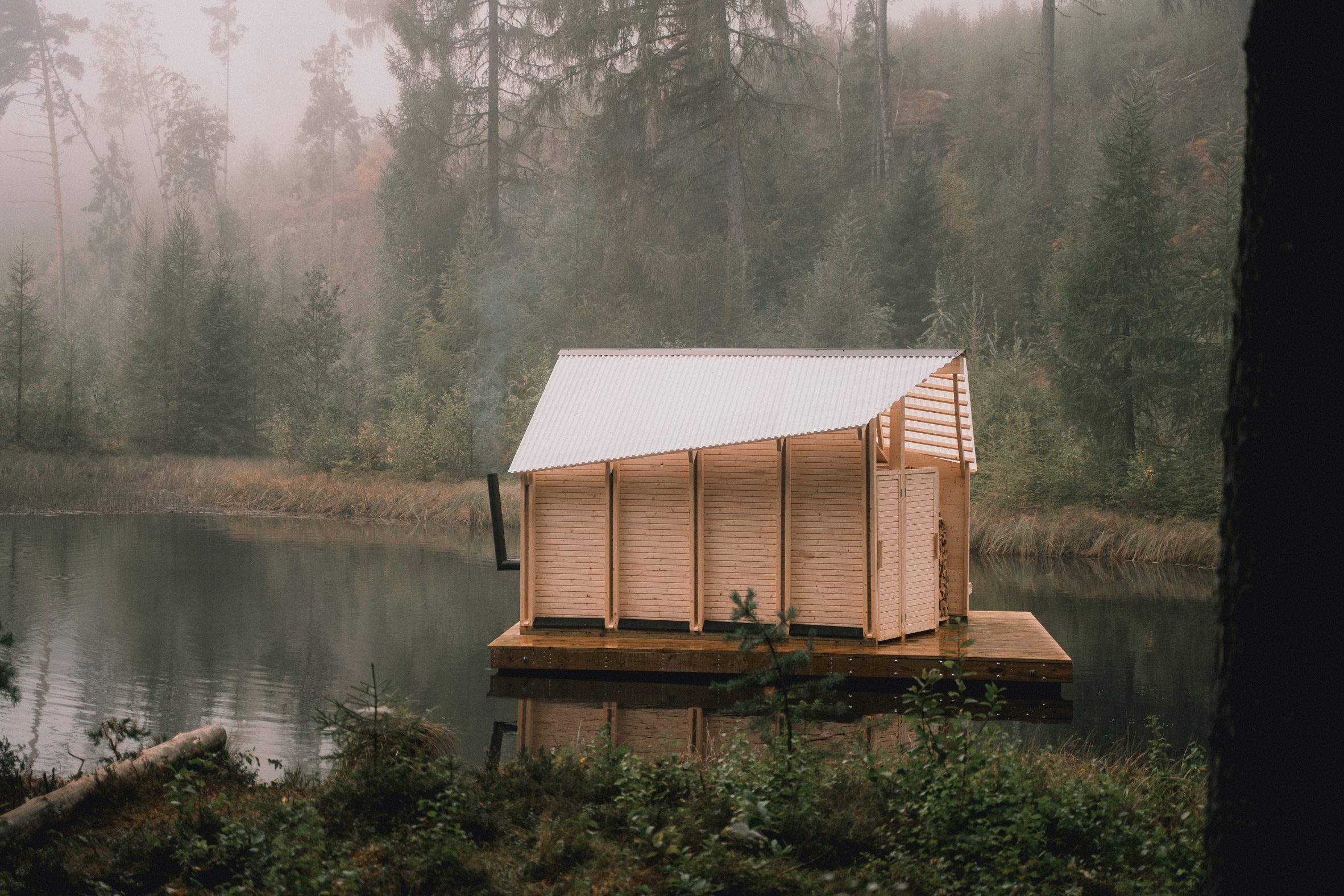 timber structure by rabagast studio