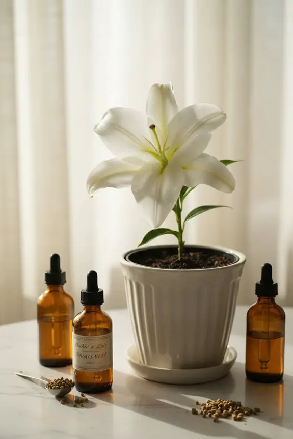 maximize lily bloom production