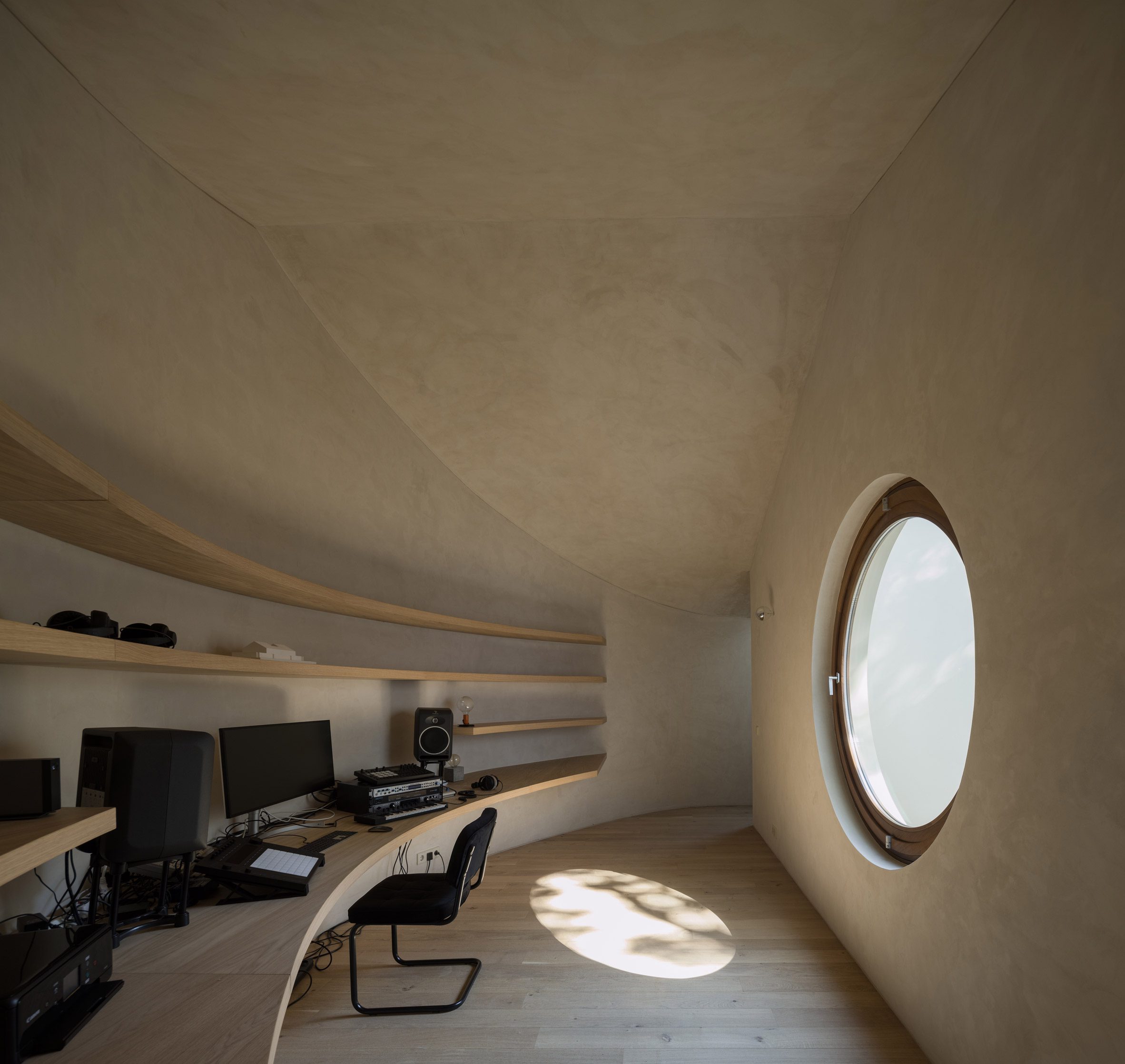 home recording studio by atelier matteo arnone