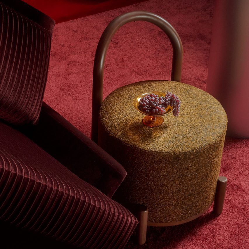 soda iced table by miniforms among new products on dezeen showroom 1 feel & form collection by hbf textiles