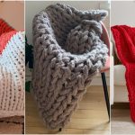 Finger Knit Blanket Free Patterns ⋆ Bright Stuffs