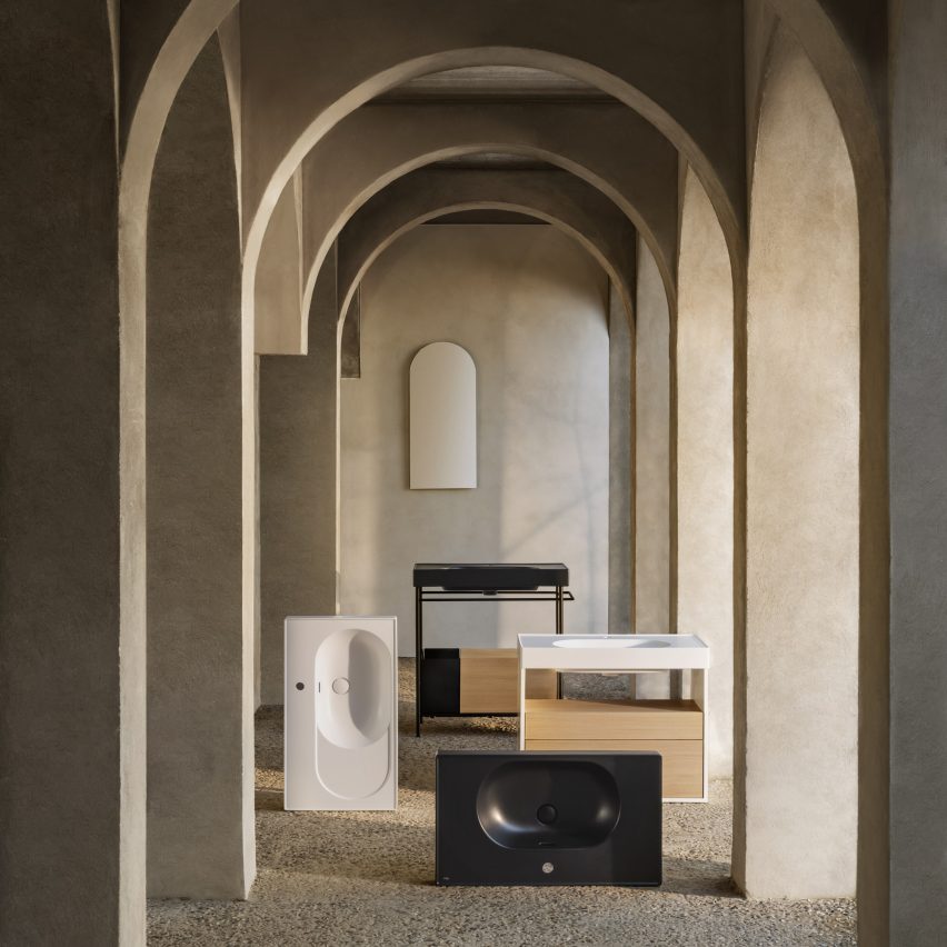 Meridian bathroom collection by Altherr Désile Park for Roca