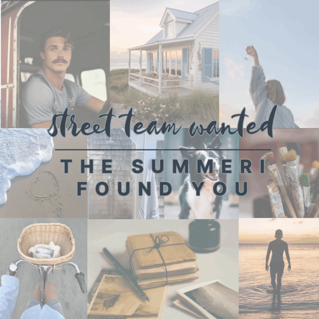 jennifer o'brien street team the summer i found you. this debut novel will come out april 7th, 2026