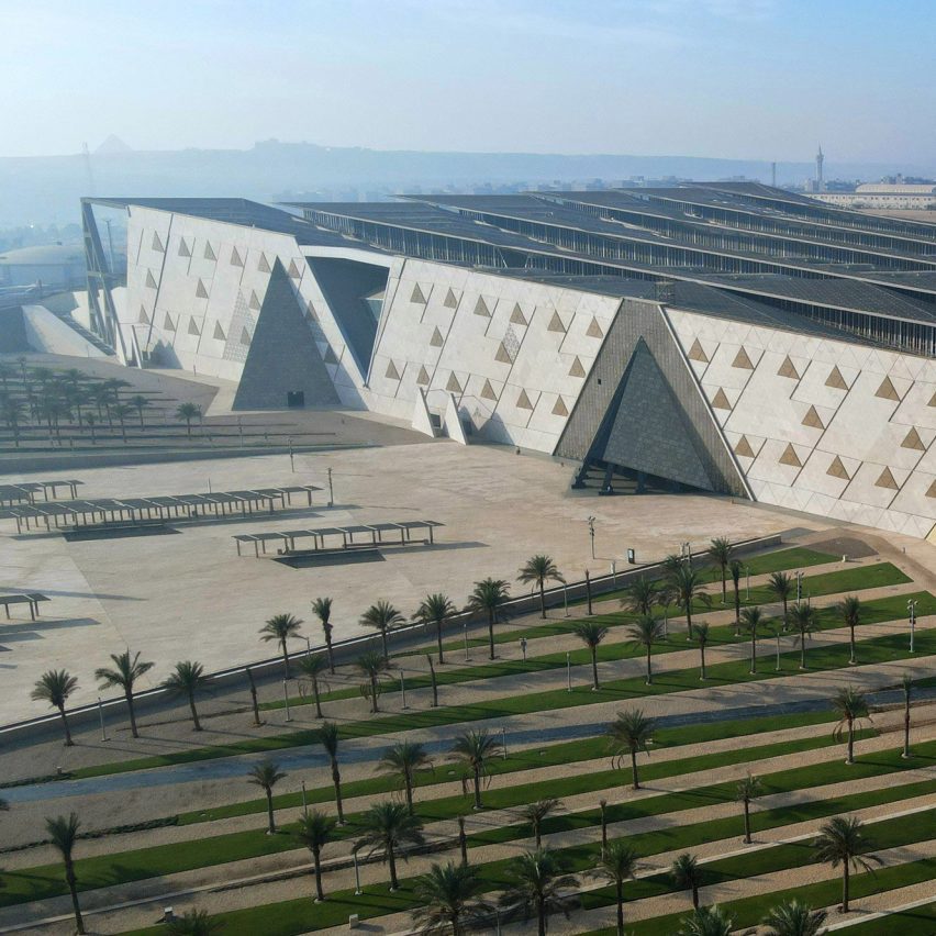 the grand egyptian museum in ginza