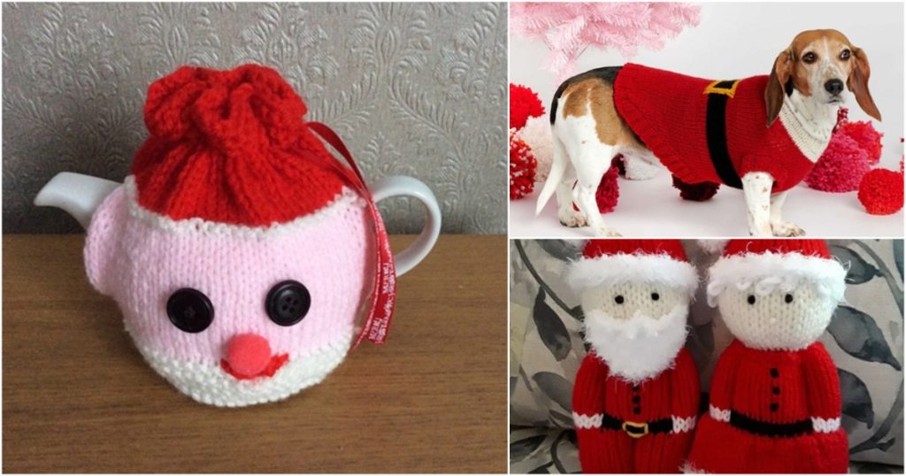 13 Unique Santa Free Knitting Patterns ⋆ Bright Stuffs