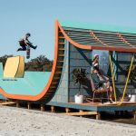Zenga Bros blend skate ramps and cabins for "rampitecture" in Waco