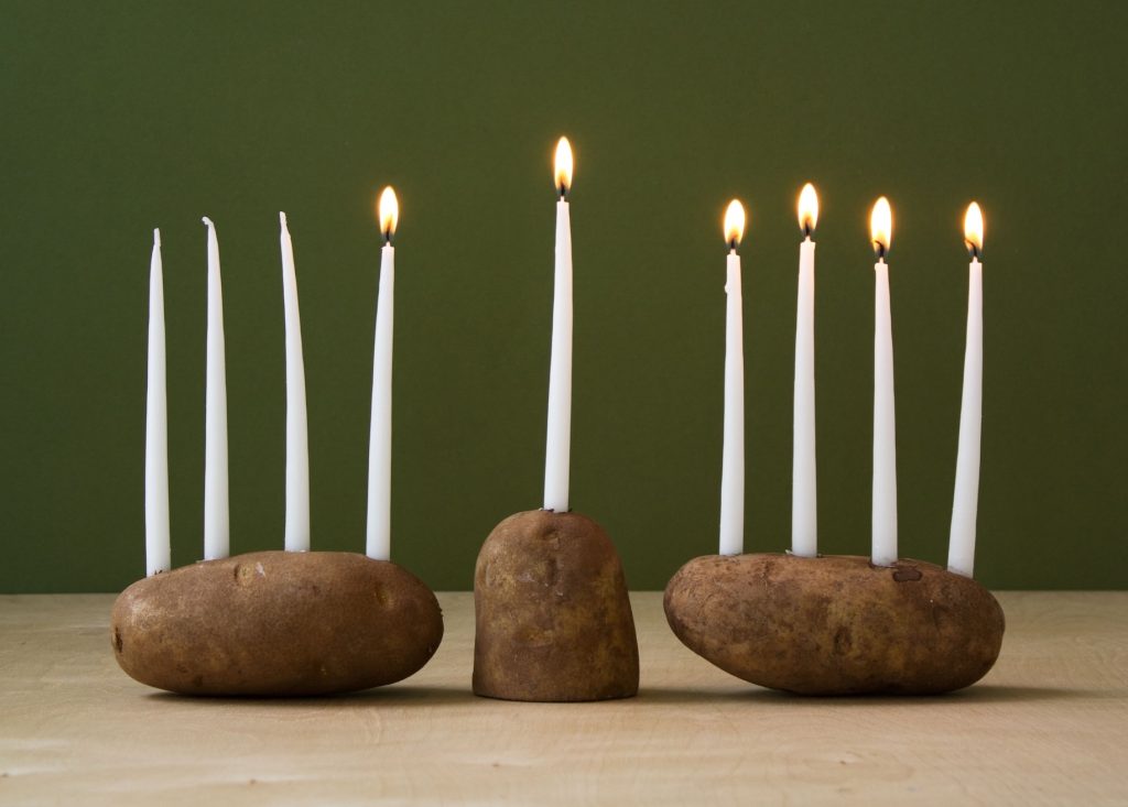8 DIY Menorah by David Stark Design