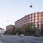 EFFEKT wraps student housing in Denmark with red accordion like facade EFFEKT wraps student housing in Denmark with red accordion like facade