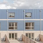 Dezeen Debate features powder-blue mews block by Office S&M