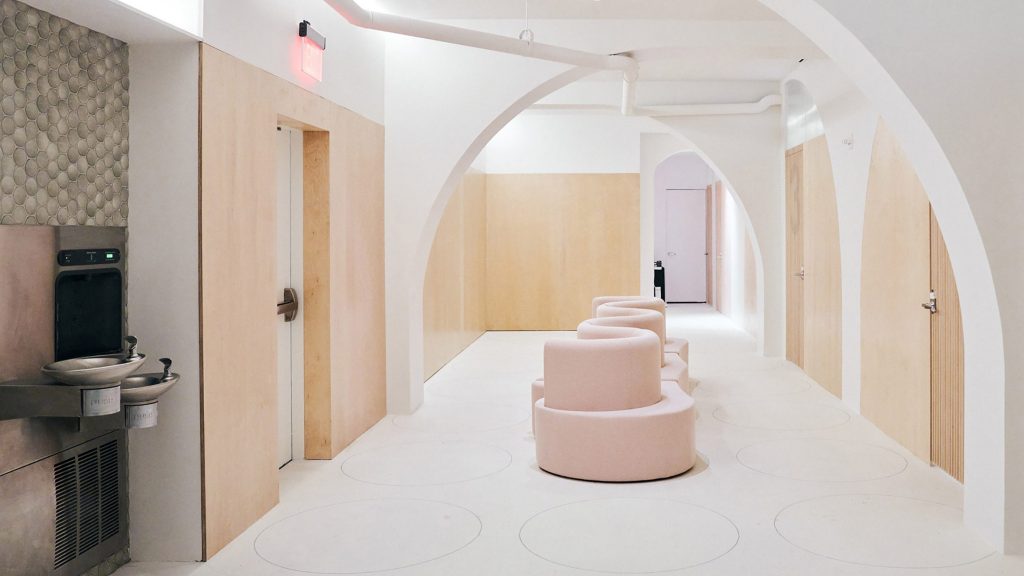 Dezeen Showroom pieces feature in these real world spas and hotels