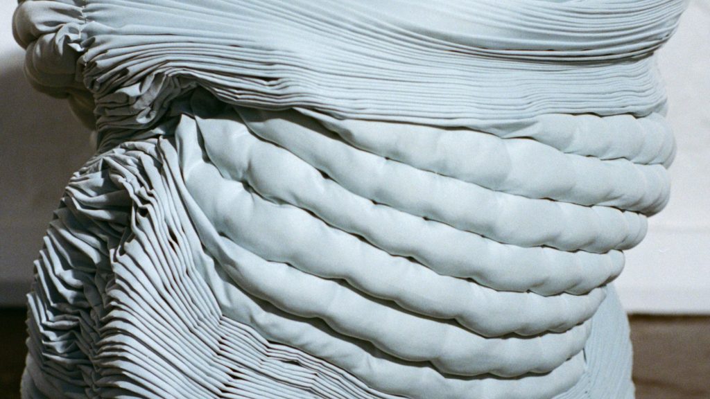 Tessa Silva’s bulging creations are made by inflating smocked fabric