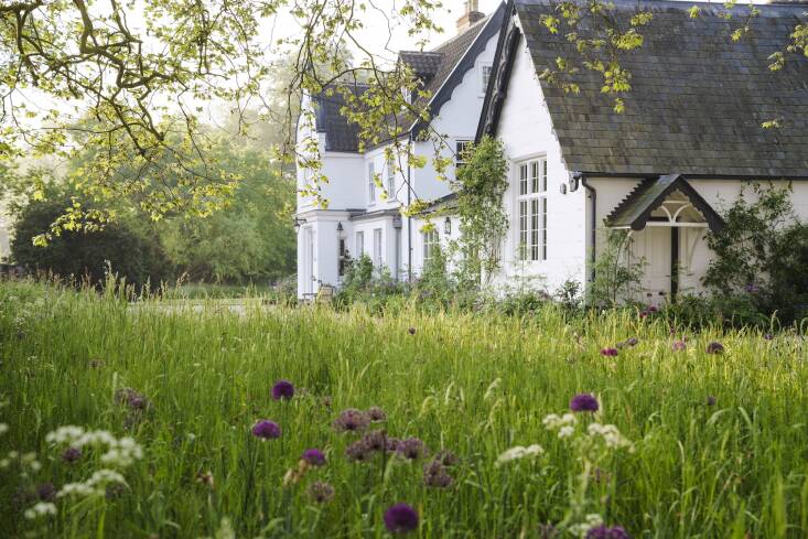 romantic and natural, this garden has a real sense of place and to whom it belongs (writer justine picardie and her husband, philip astor). the wildflower meadow of mostly native grasses is peppered with a few nonnatives to extend the season of pollen and visual interest. photograph by rachel warne.