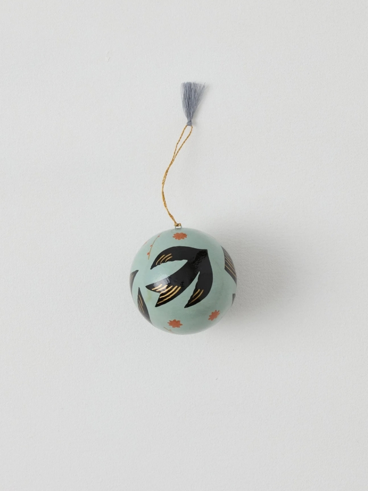 hand painted bird ornament from toast 20