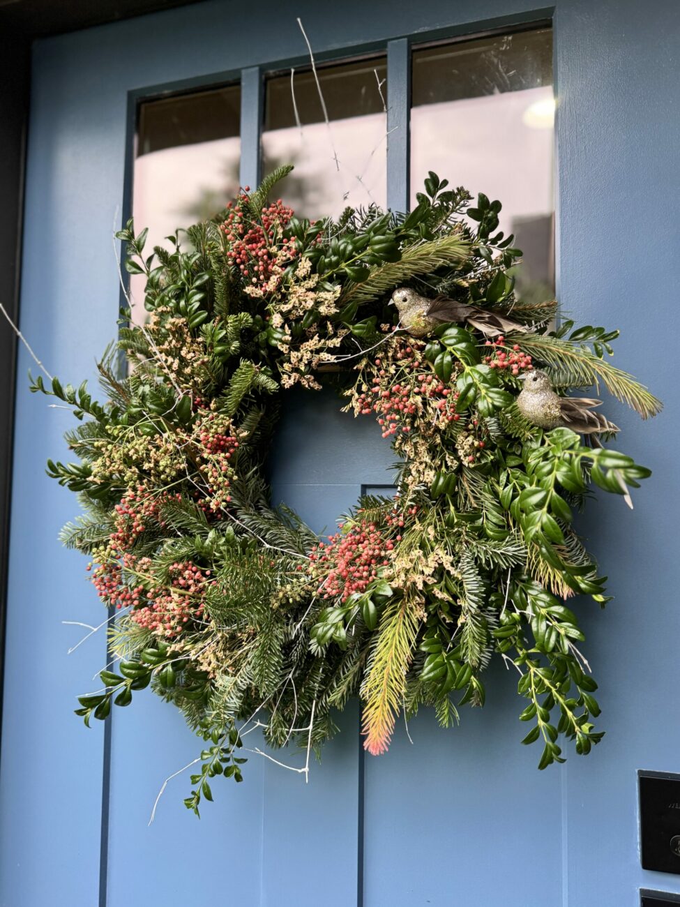 cherry winter wreaths