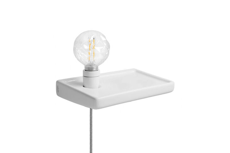 zangra white ceramic wall shelf 3