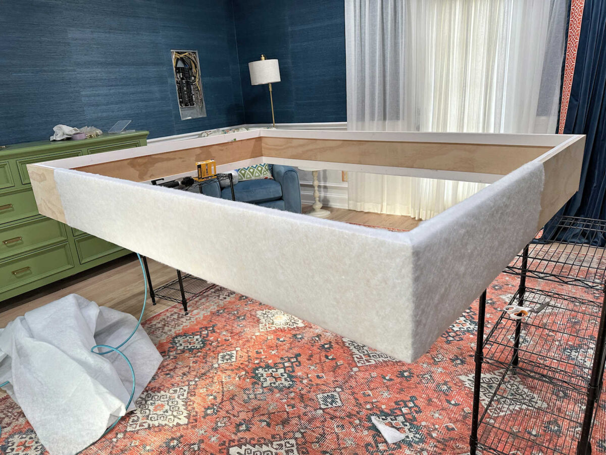 upholstered bed base