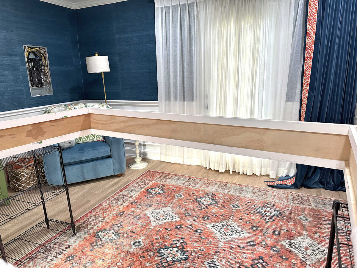 upholstered bed base