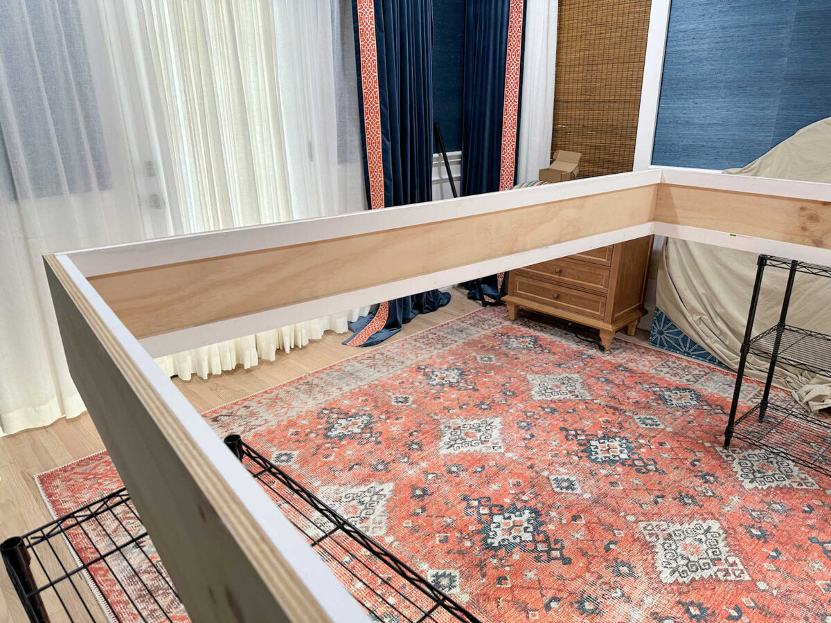 upholstered bed base