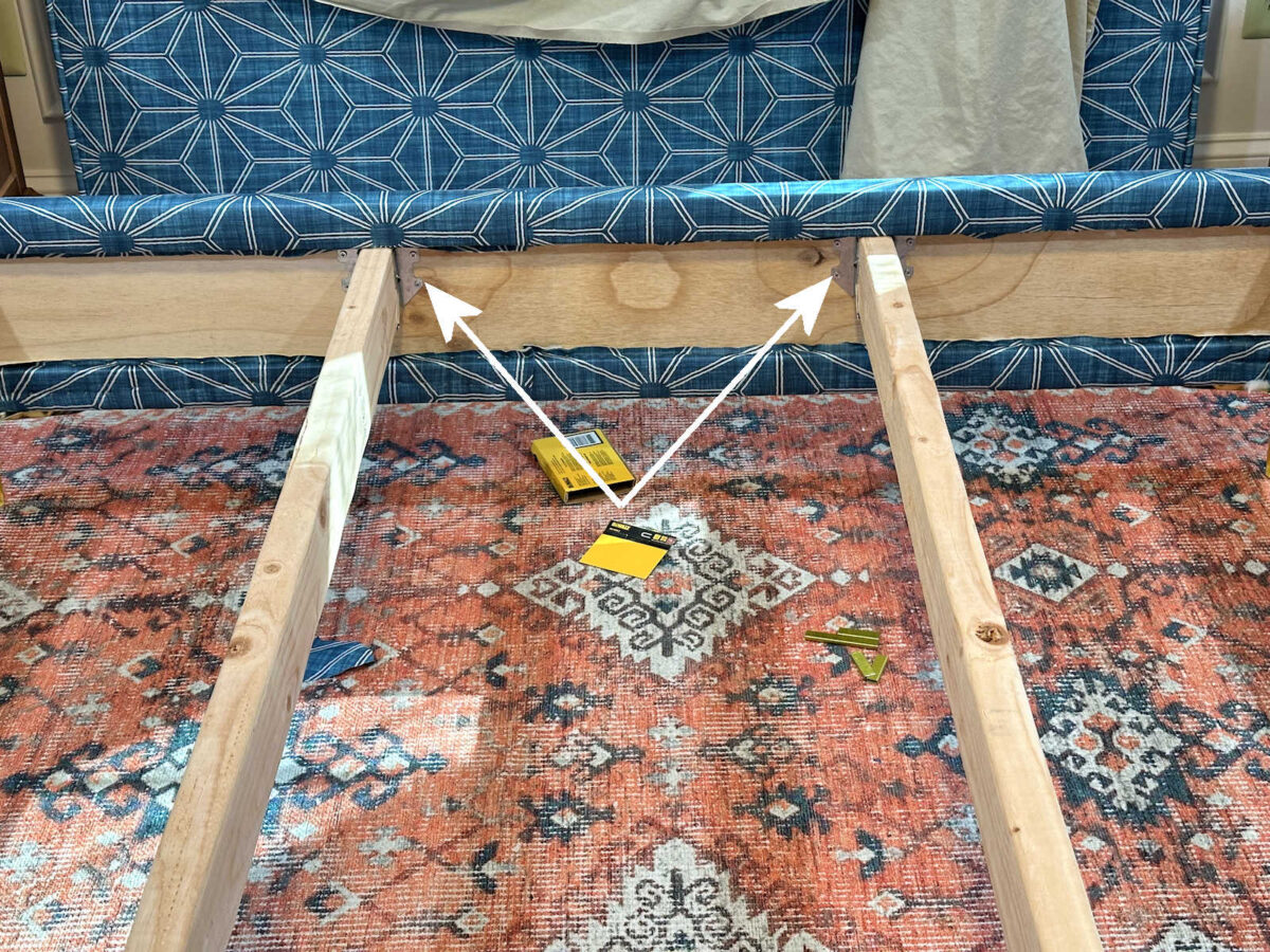 upholstered bed base