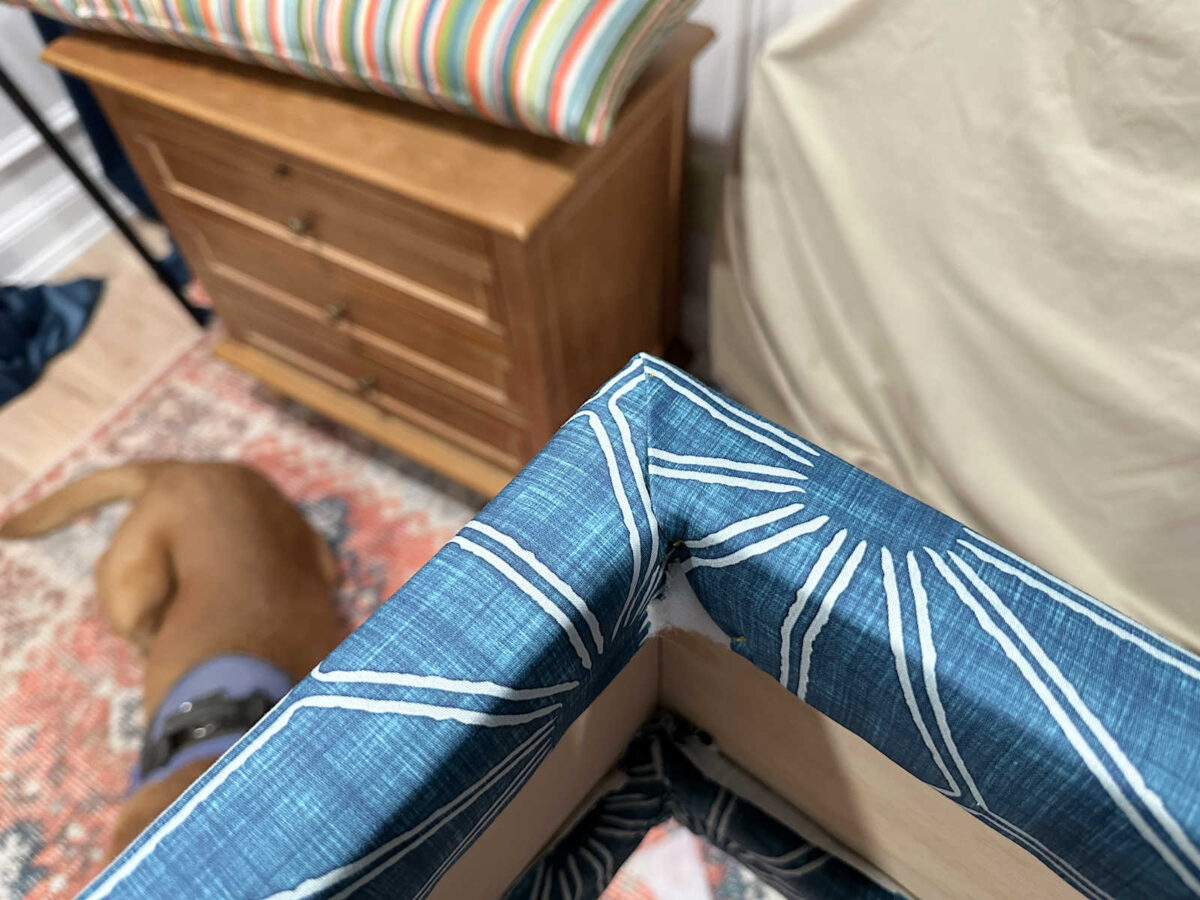 upholstered bed base