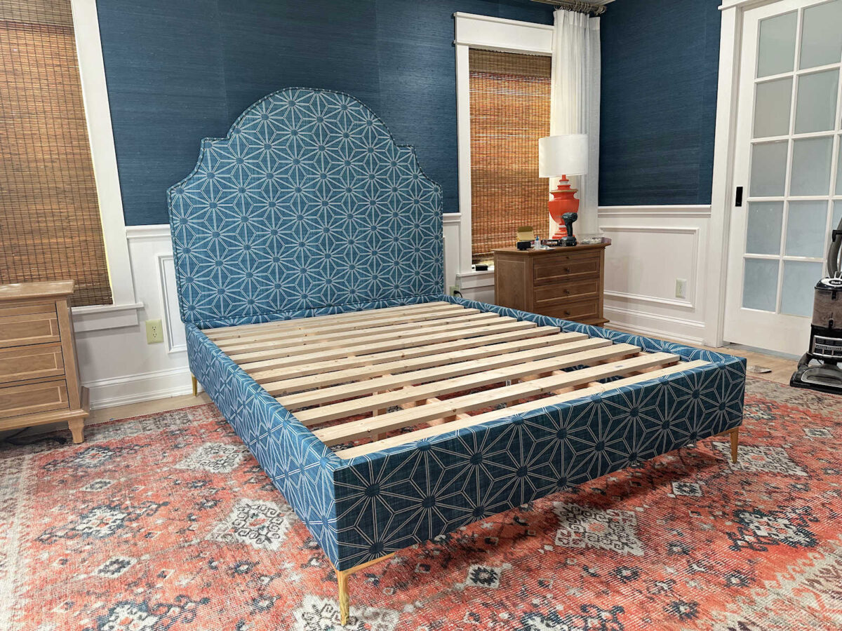 upholstered bed base