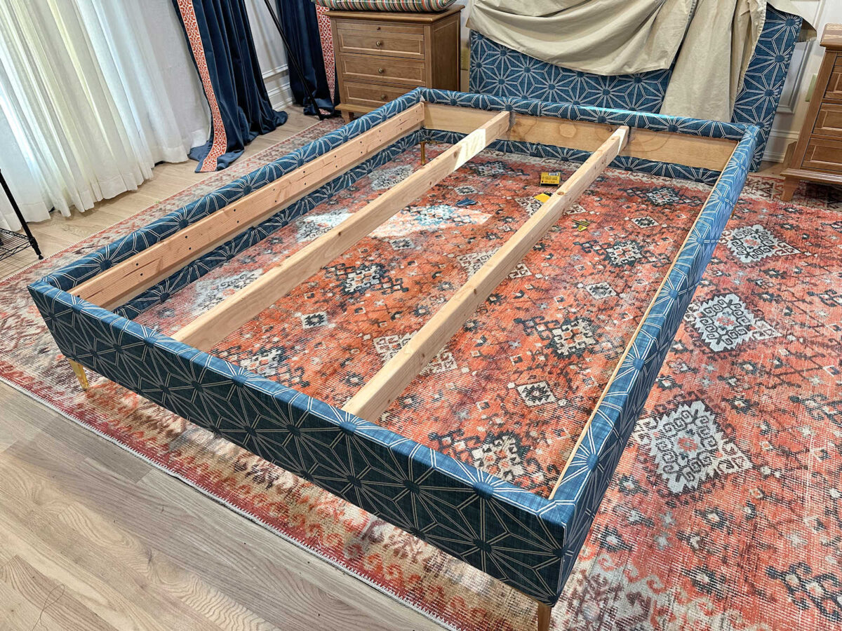 upholstered bed base