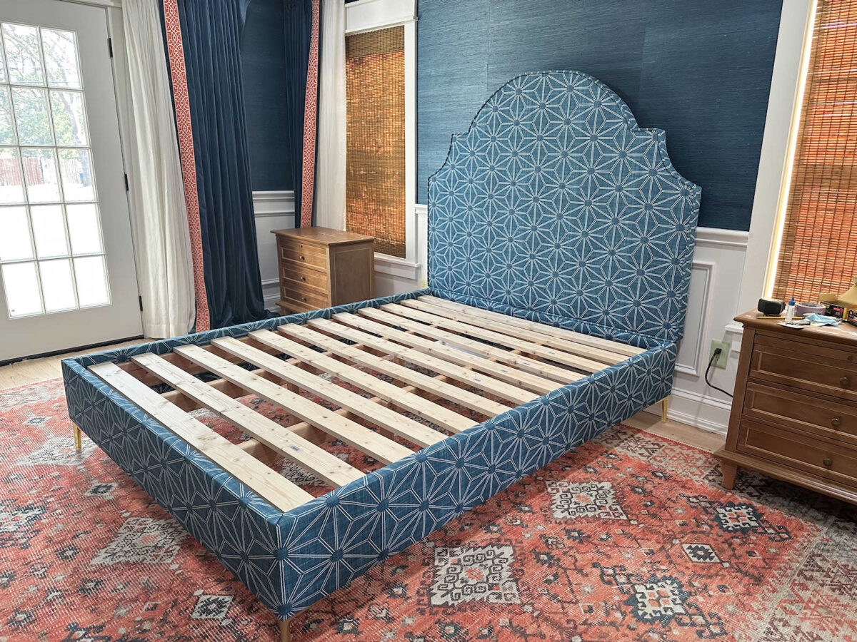 upholstered bed base