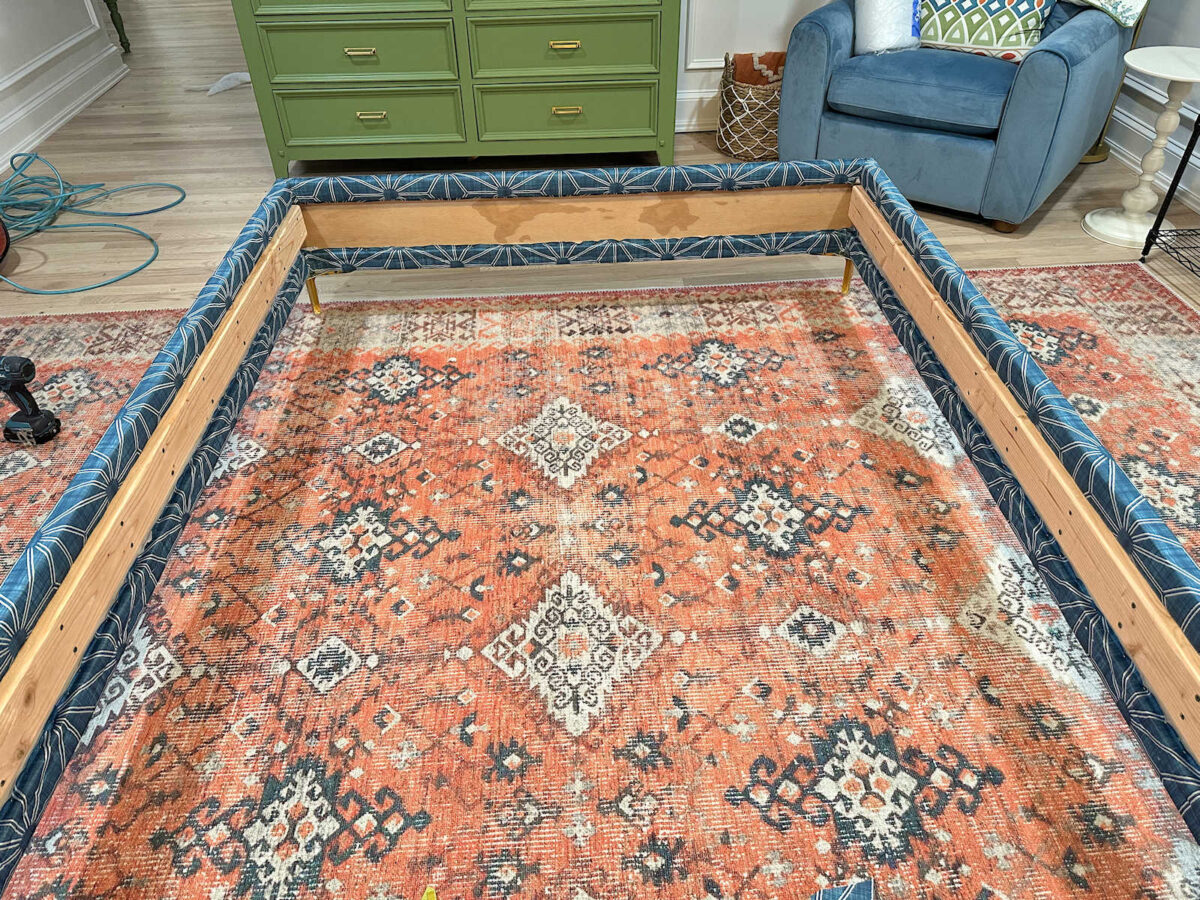 upholstered bed base