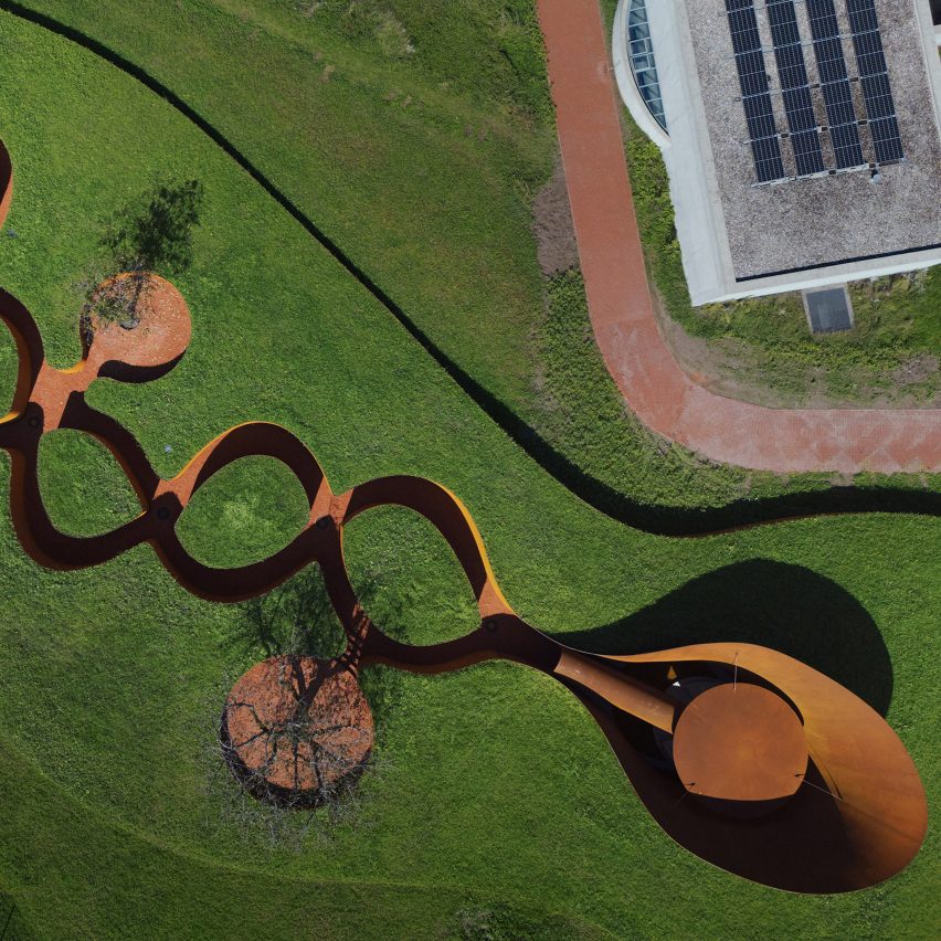 aerial view of doshi retreat