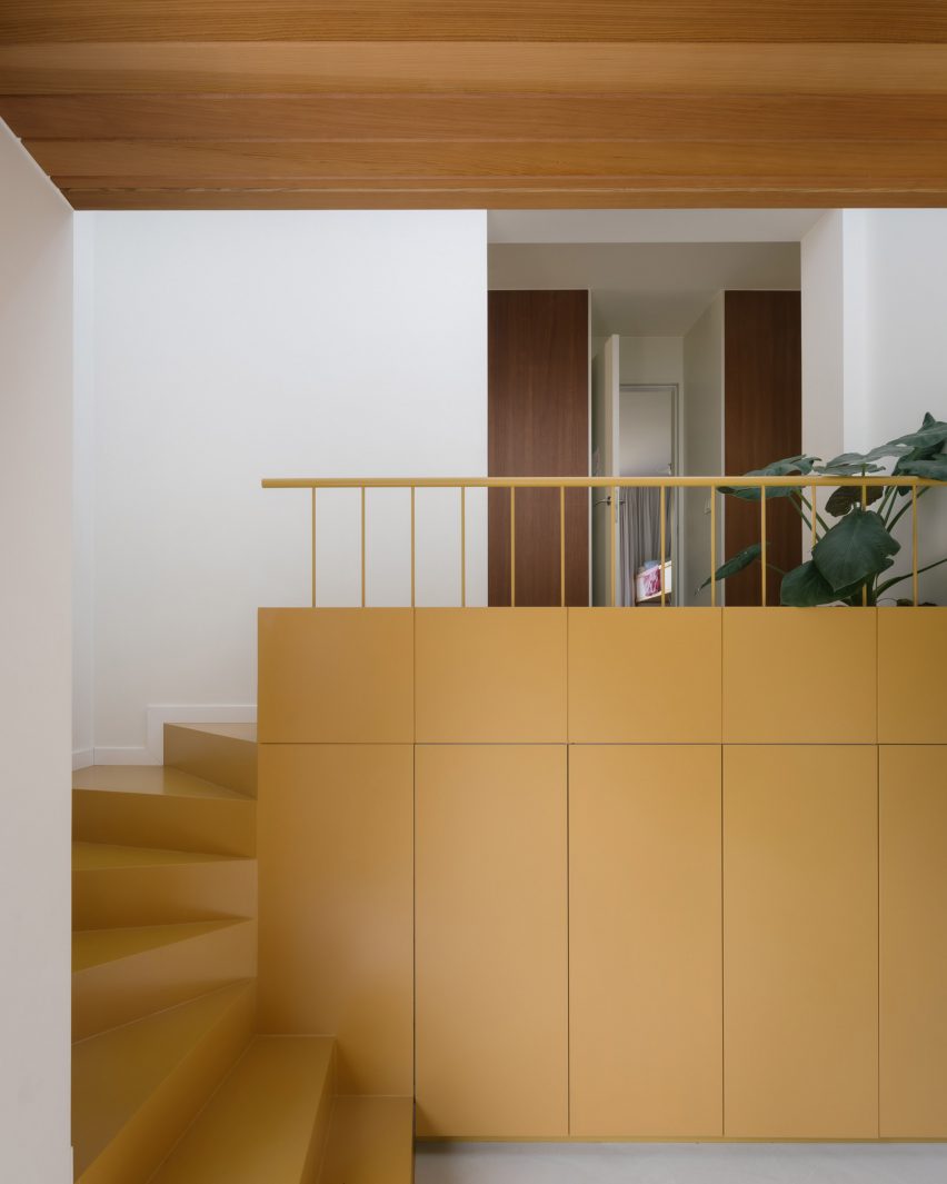 staircase added within ghent bungalow by felt