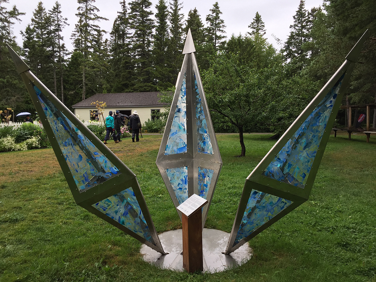 colorful plexiglass sculpture