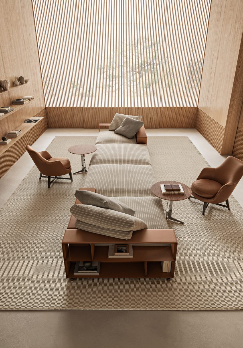 groundpiece sofa by antonio citterio for flexform