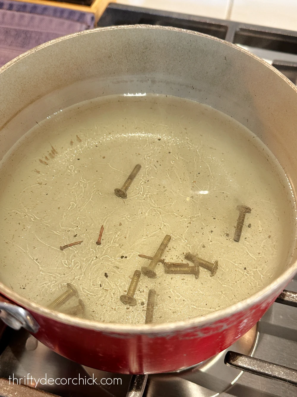 best methods to easily restore brass decor {and make it shine} | thrifty decor chick 17 boiling old hardware