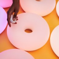 seletti's bic lamp scales-up signature stationary item 3 doughnut lamp by sabine marcelis