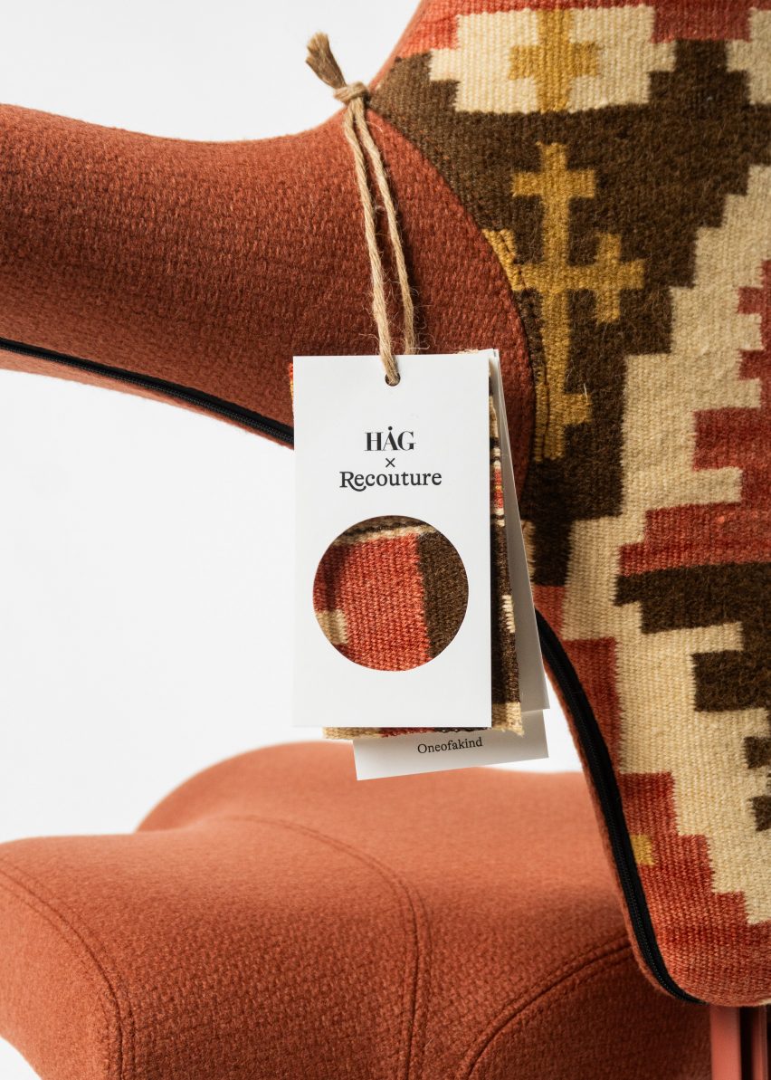 håg x recouture capisco task chair by flokk