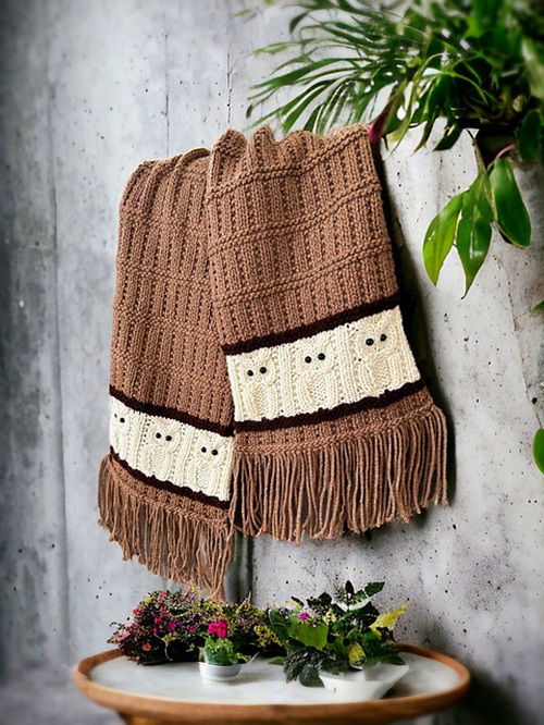 13 unique cable owl free knitting patterns ⋆ bright stuffs