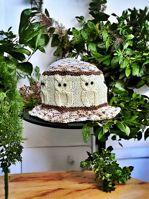 13 unique cable owl free knitting patterns ⋆ bright stuffs